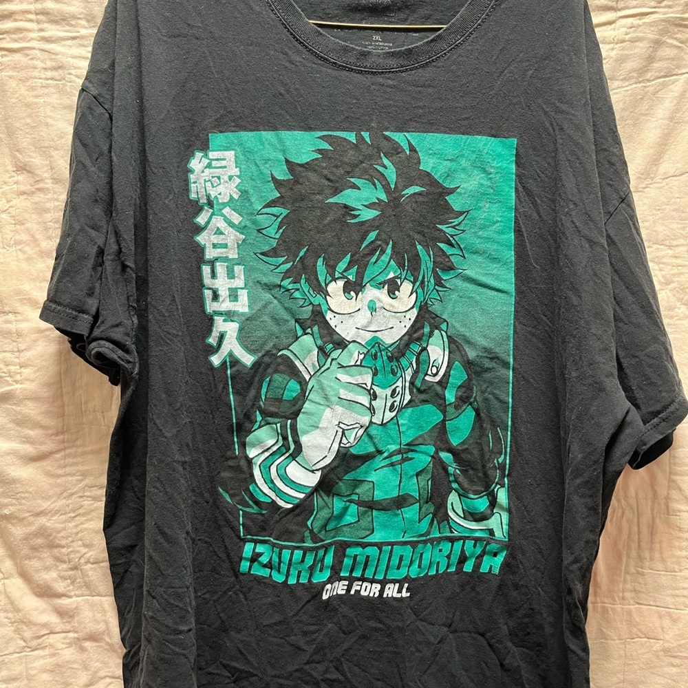 My Hero Academia T-Shirt Adult 2XL Graphic featuring Izuku Midoriya